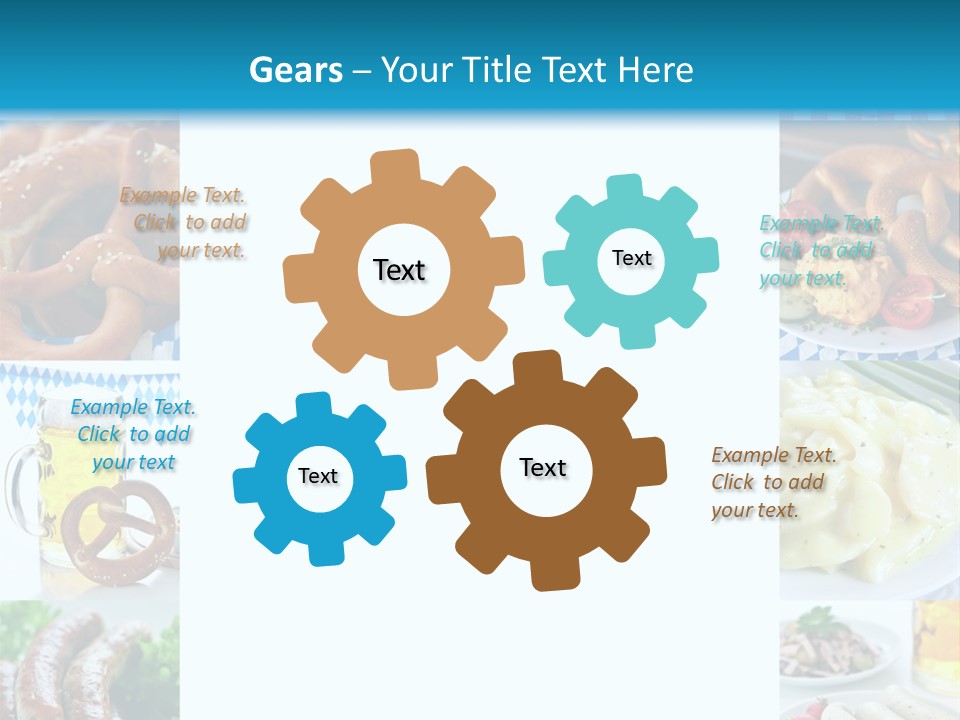 Postkarte Obatzter Bayrisch PowerPoint Template