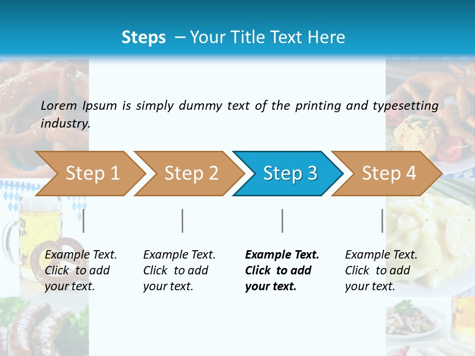 Postkarte Obatzter Bayrisch PowerPoint Template