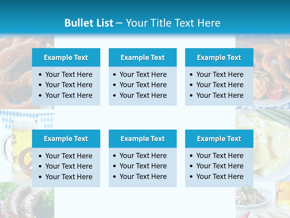 Postkarte Obatzter Bayrisch PowerPoint Template