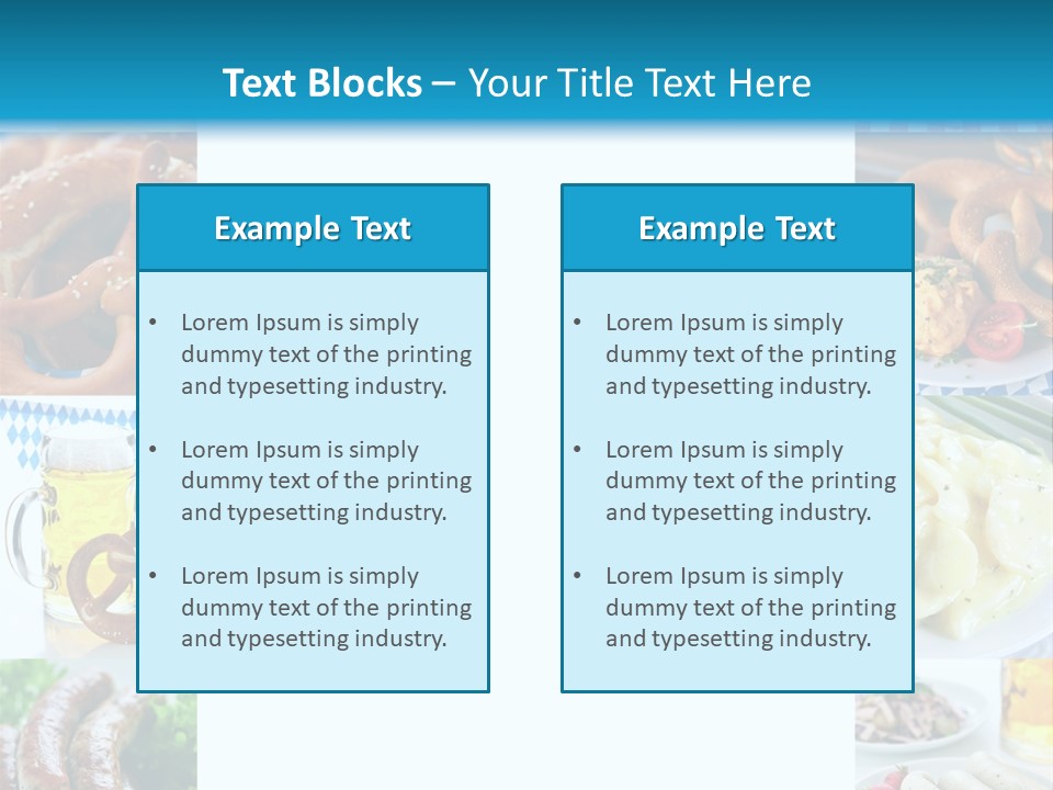 Postkarte Obatzter Bayrisch PowerPoint Template