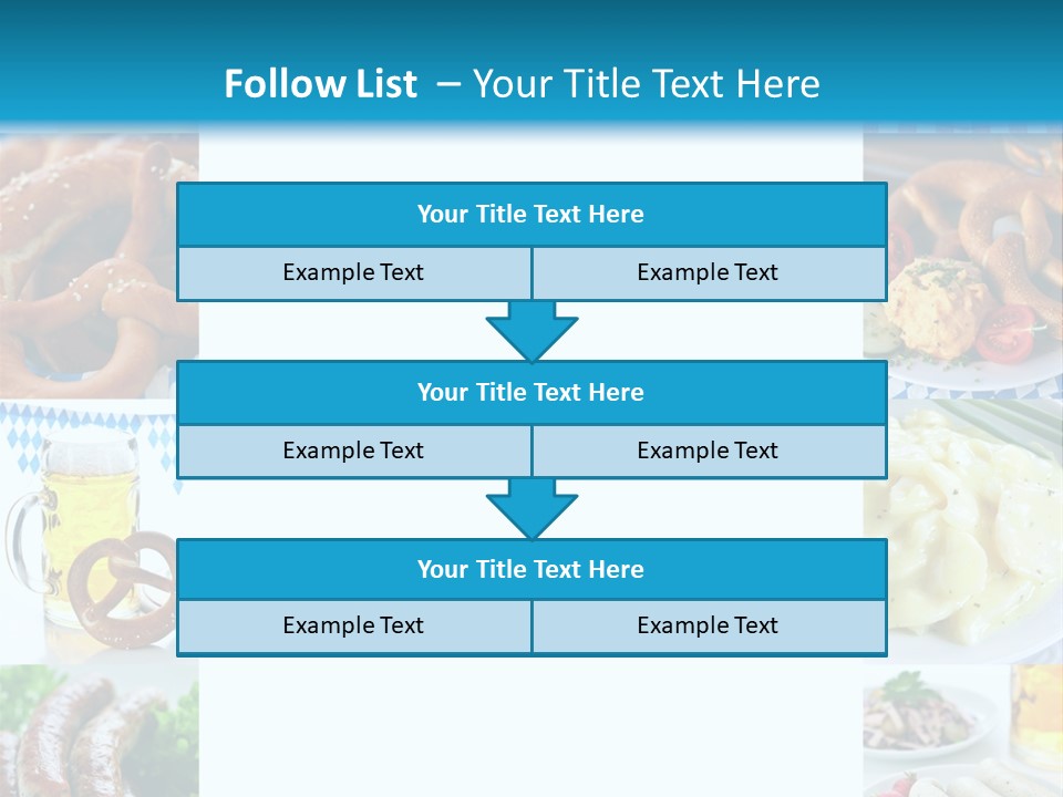 Postkarte Obatzter Bayrisch PowerPoint Template