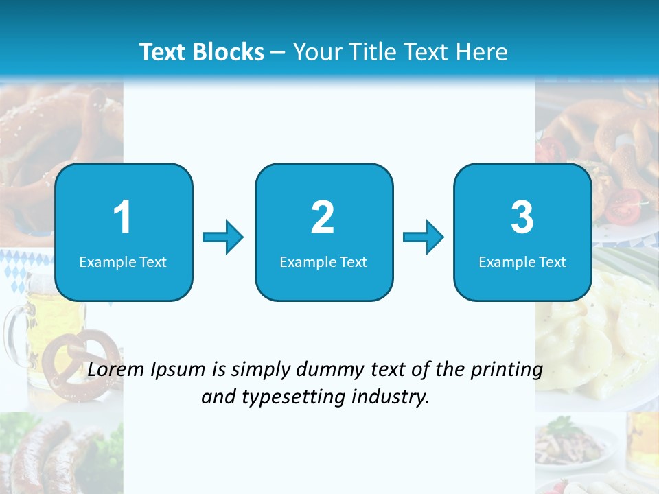 Postkarte Obatzter Bayrisch PowerPoint Template