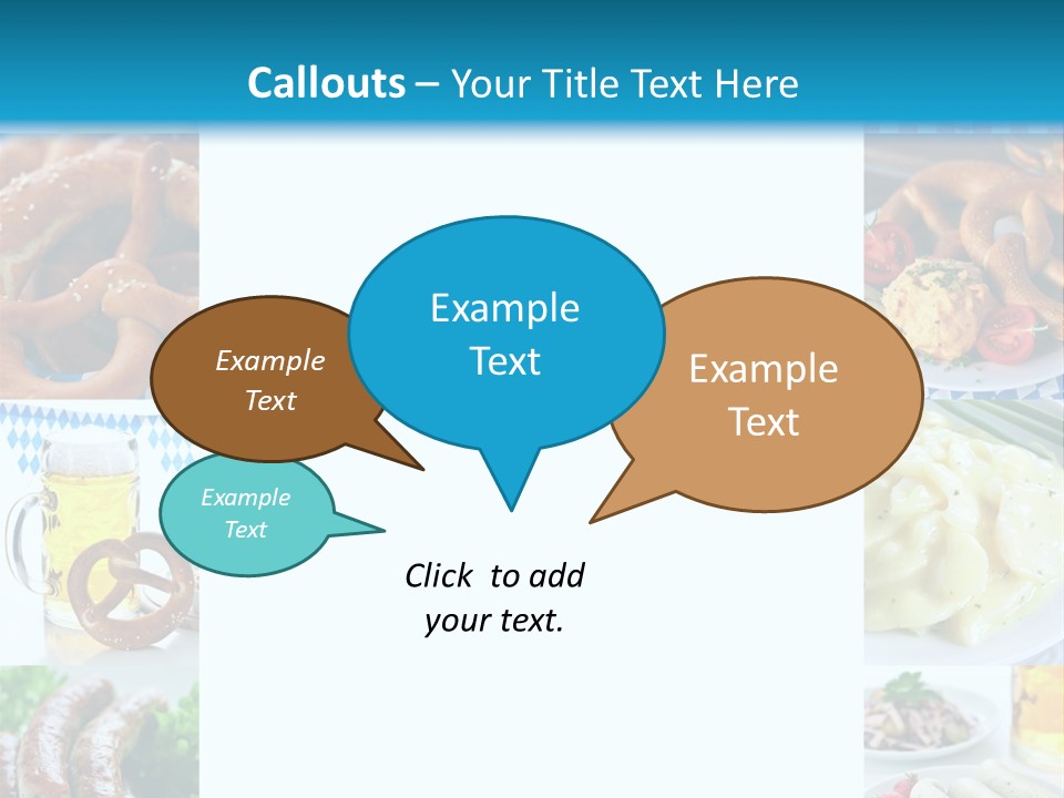 Postkarte Obatzter Bayrisch PowerPoint Template