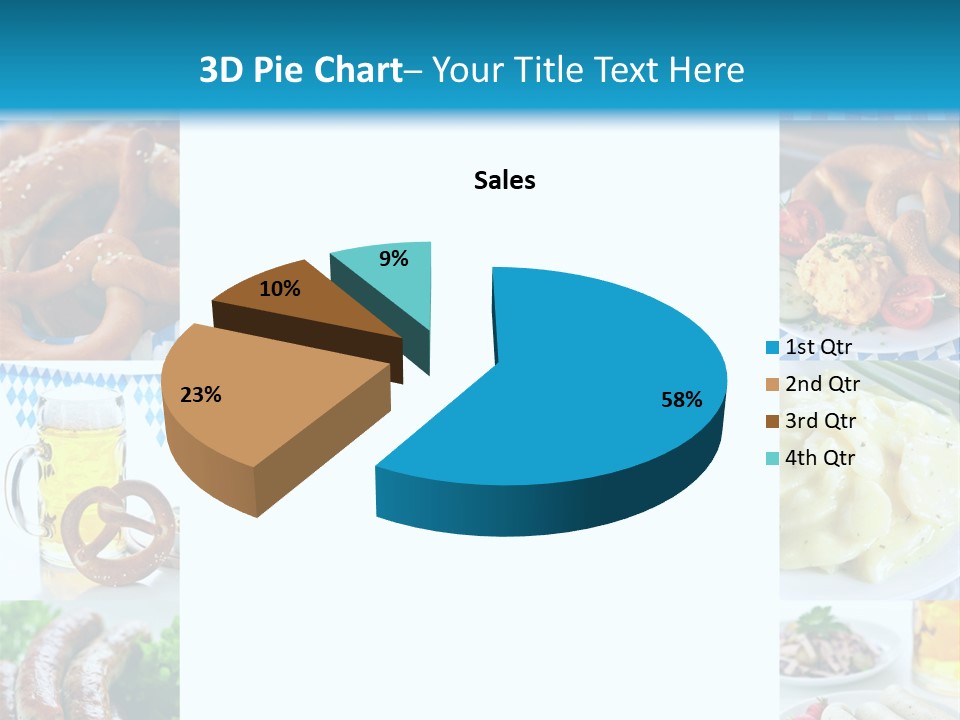 Postkarte Obatzter Bayrisch PowerPoint Template