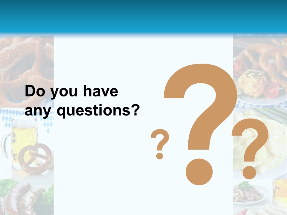 Postkarte Obatzter Bayrisch PowerPoint Template