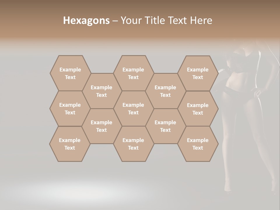 Good Smile Woman PowerPoint Template