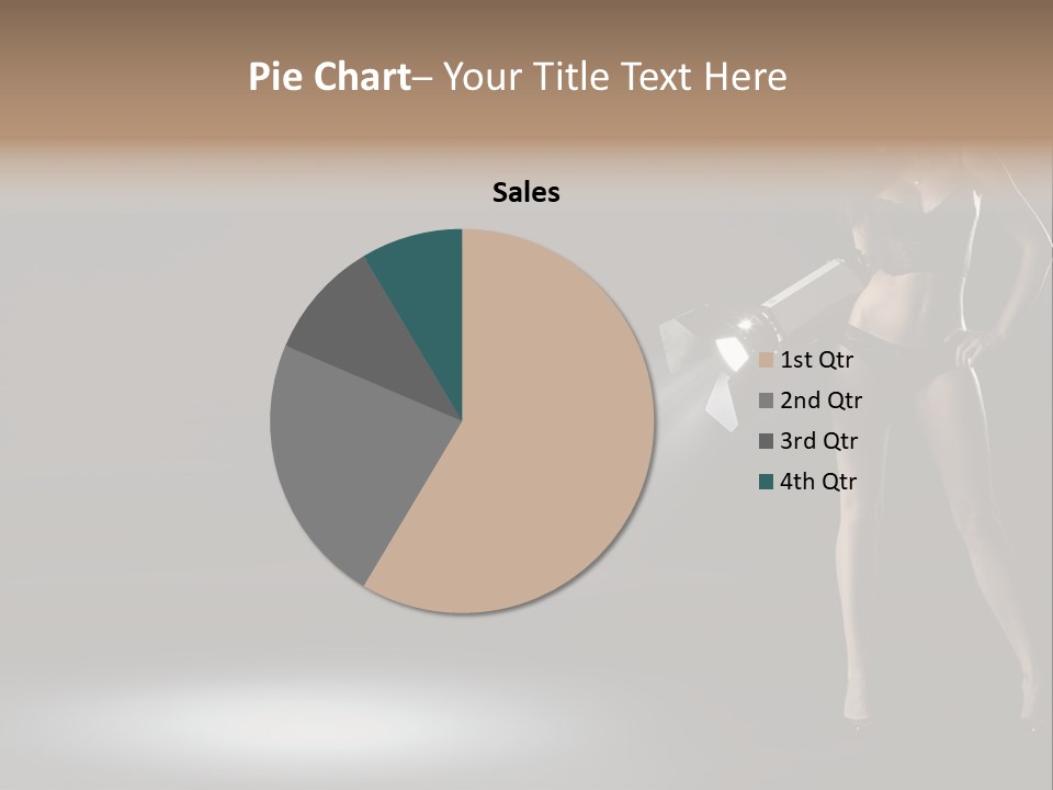 Good Smile Woman PowerPoint Template