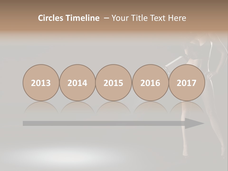 Good Smile Woman PowerPoint Template