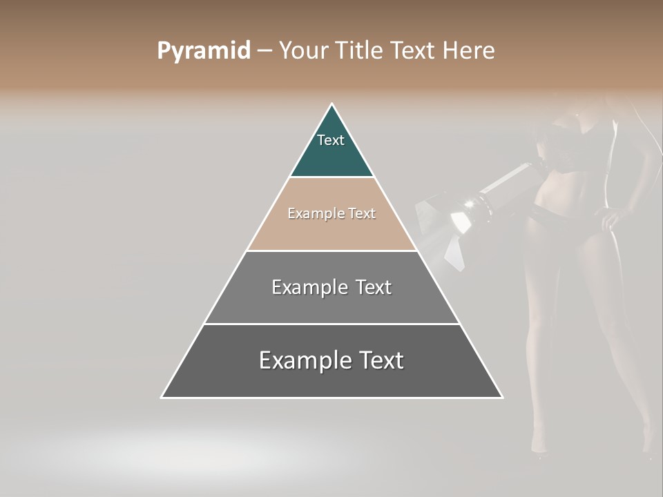 Good Smile Woman PowerPoint Template