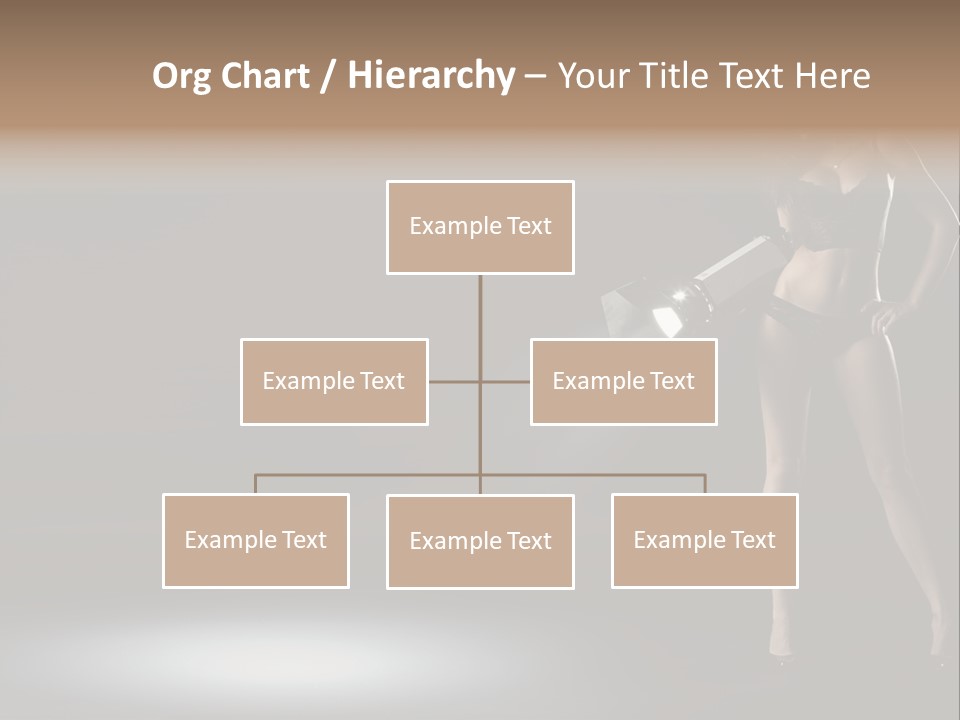 Good Smile Woman PowerPoint Template