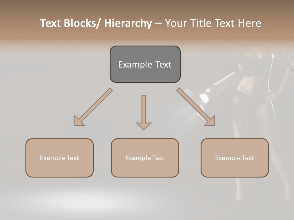 Good Smile Woman PowerPoint Template
