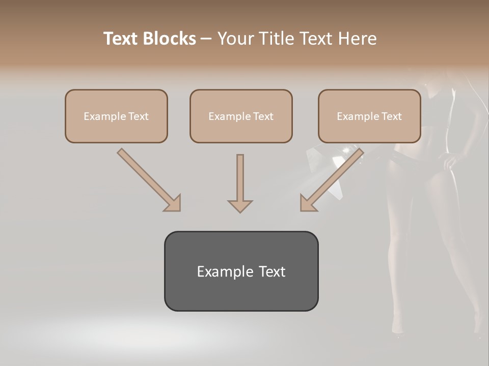 Good Smile Woman PowerPoint Template