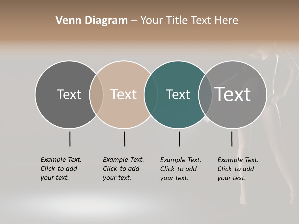 Good Smile Woman PowerPoint Template