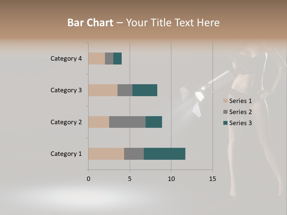 Good Smile Woman PowerPoint Template