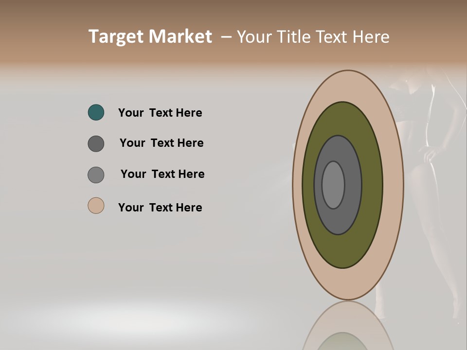 Good Smile Woman PowerPoint Template