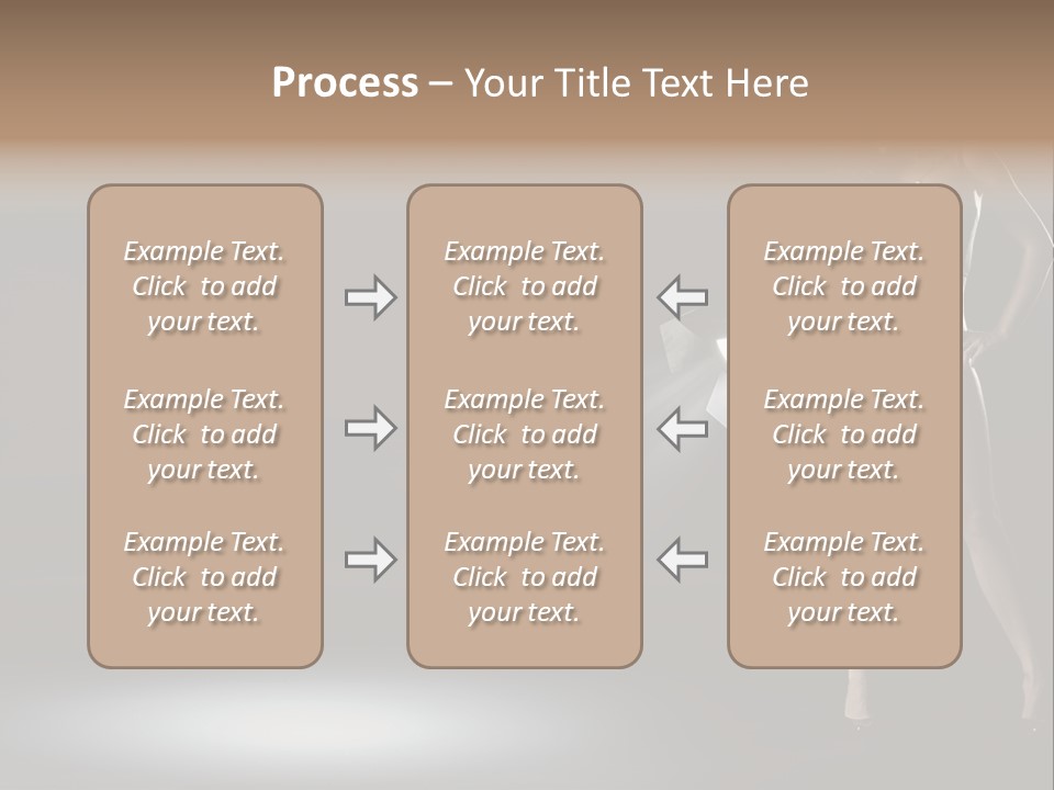 Good Smile Woman PowerPoint Template