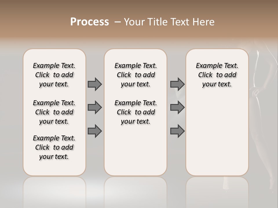 Good Smile Woman PowerPoint Template