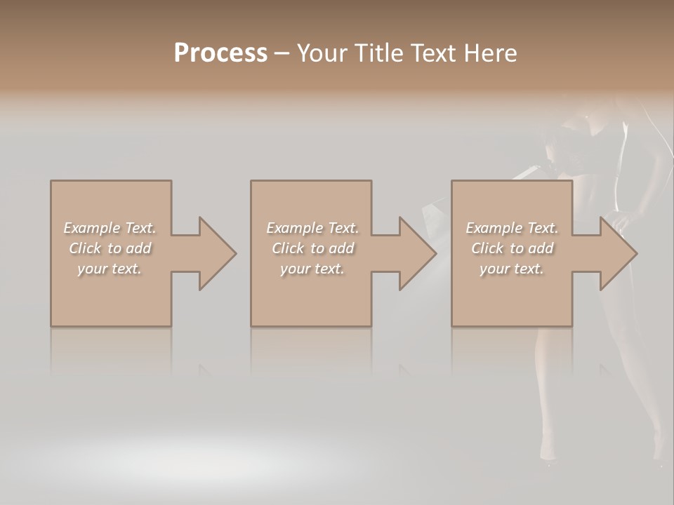 Good Smile Woman PowerPoint Template