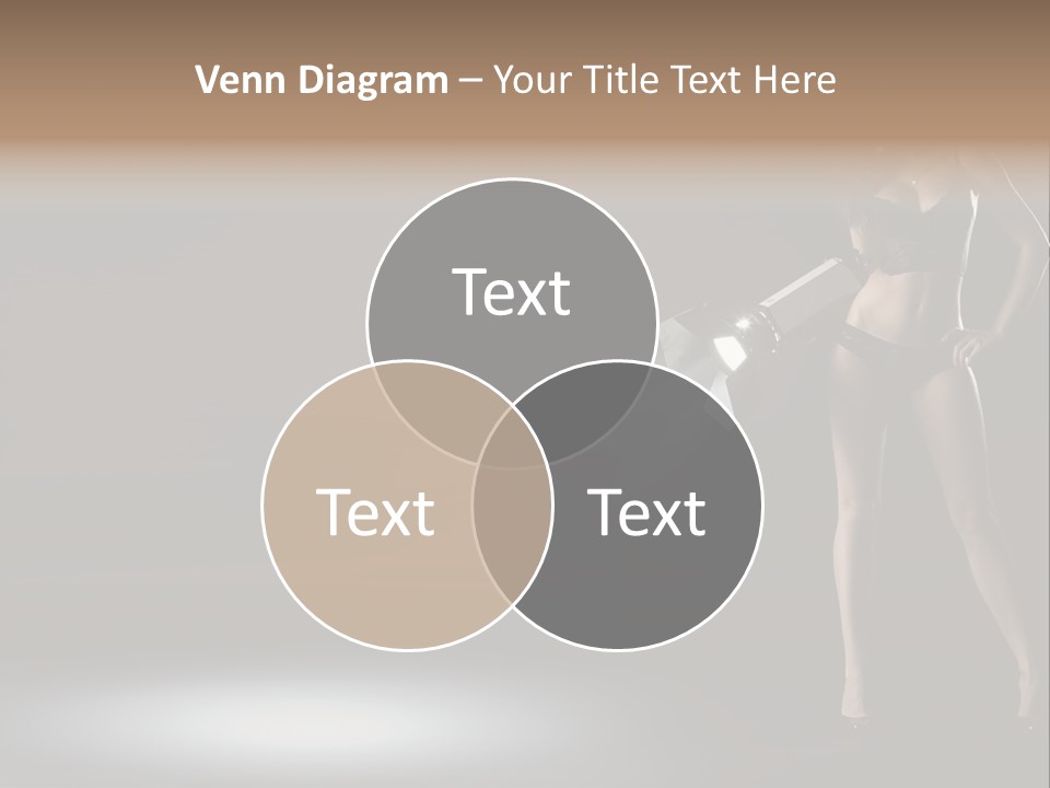 Good Smile Woman PowerPoint Template