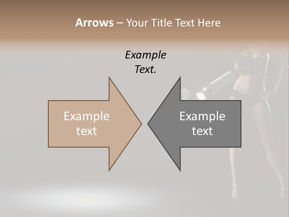 Good Smile Woman PowerPoint Template