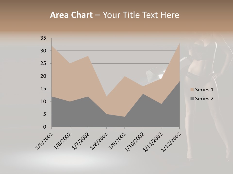 Good Smile Woman PowerPoint Template