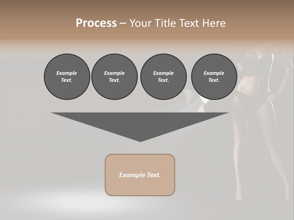 Good Smile Woman PowerPoint Template