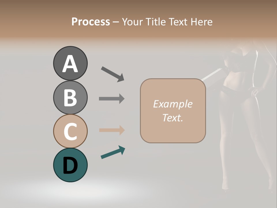 Good Smile Woman PowerPoint Template