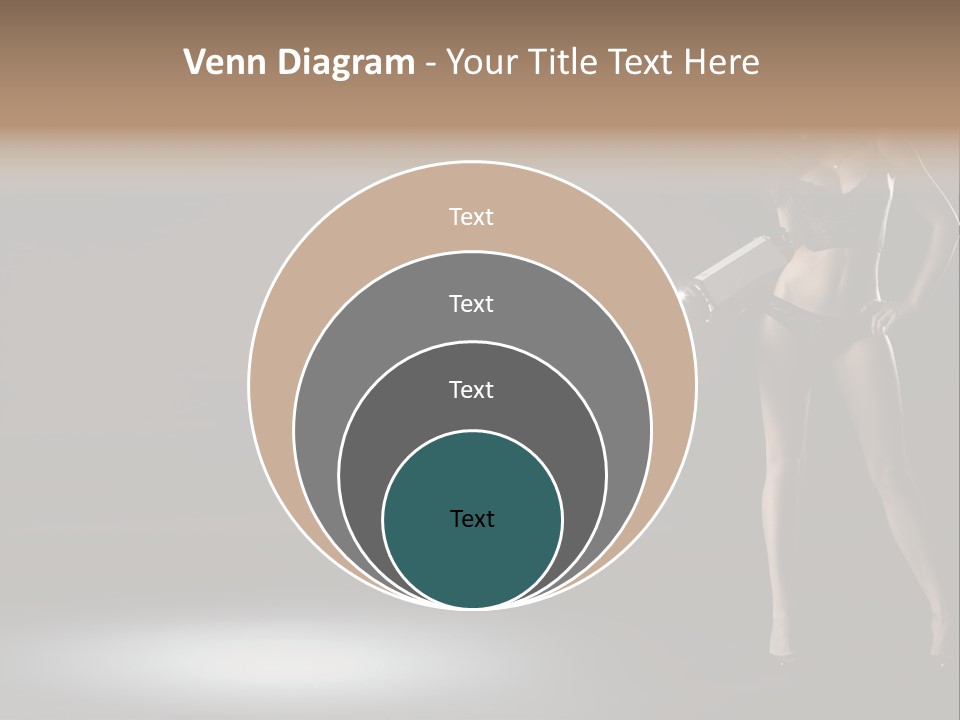 Good Smile Woman PowerPoint Template