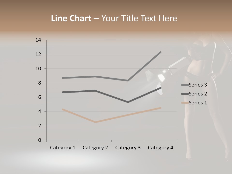 Good Smile Woman PowerPoint Template