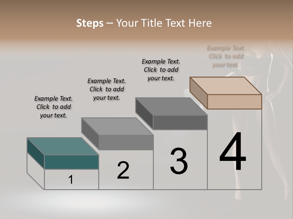 Good Smile Woman PowerPoint Template