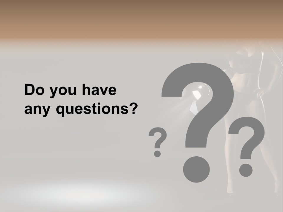 Good Smile Woman PowerPoint Template