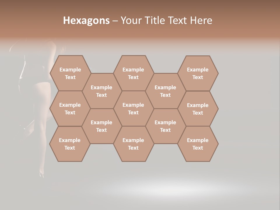 Sensual Female Lamp PowerPoint Template