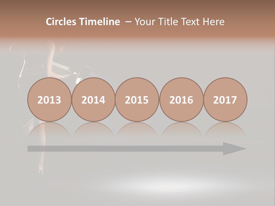 Sensual Female Lamp PowerPoint Template