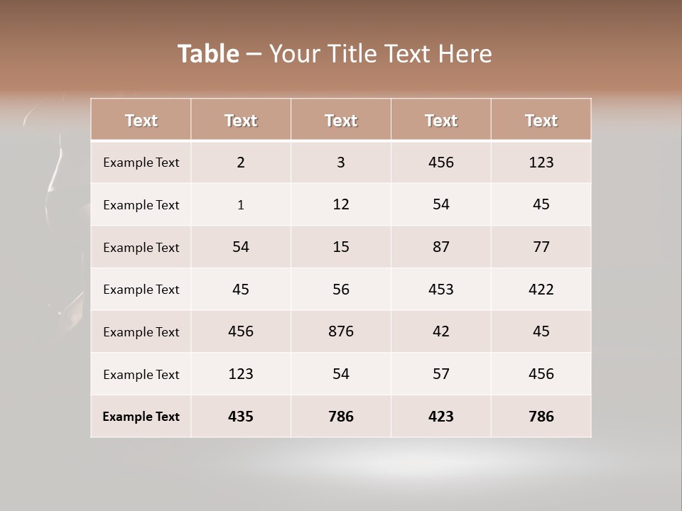 Sensual Female Lamp PowerPoint Template