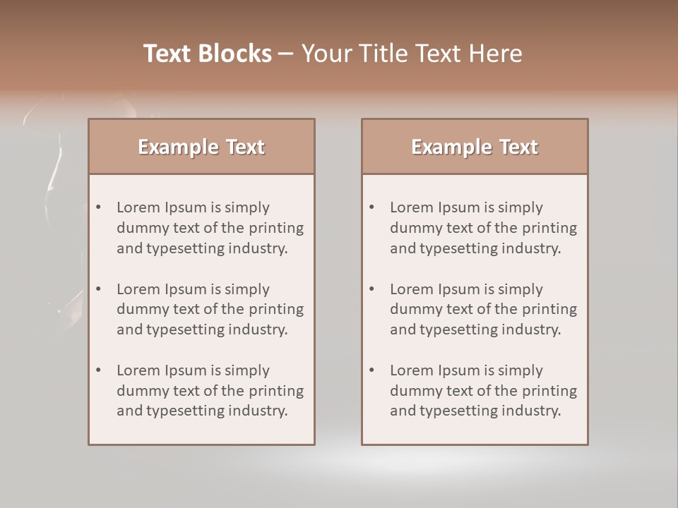 Sensual Female Lamp PowerPoint Template