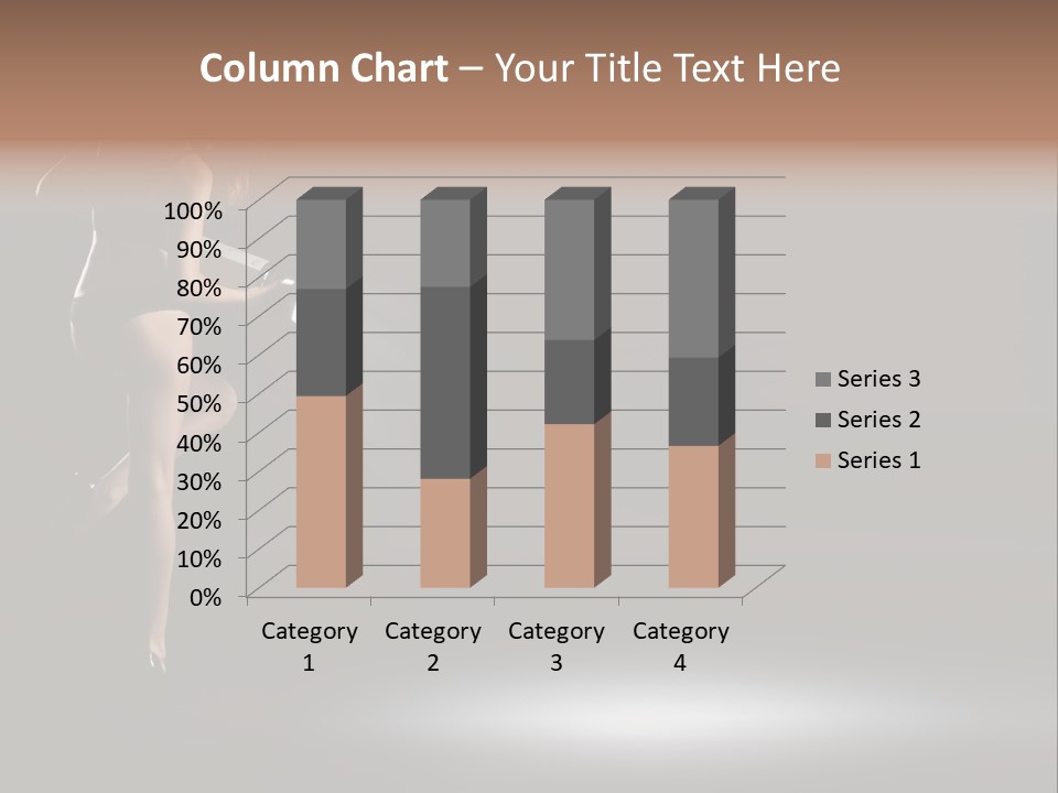 Sensual Female Lamp PowerPoint Template