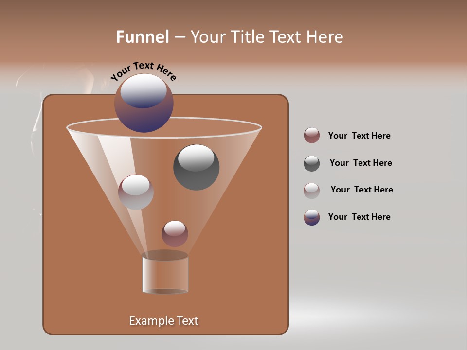 Sensual Female Lamp PowerPoint Template