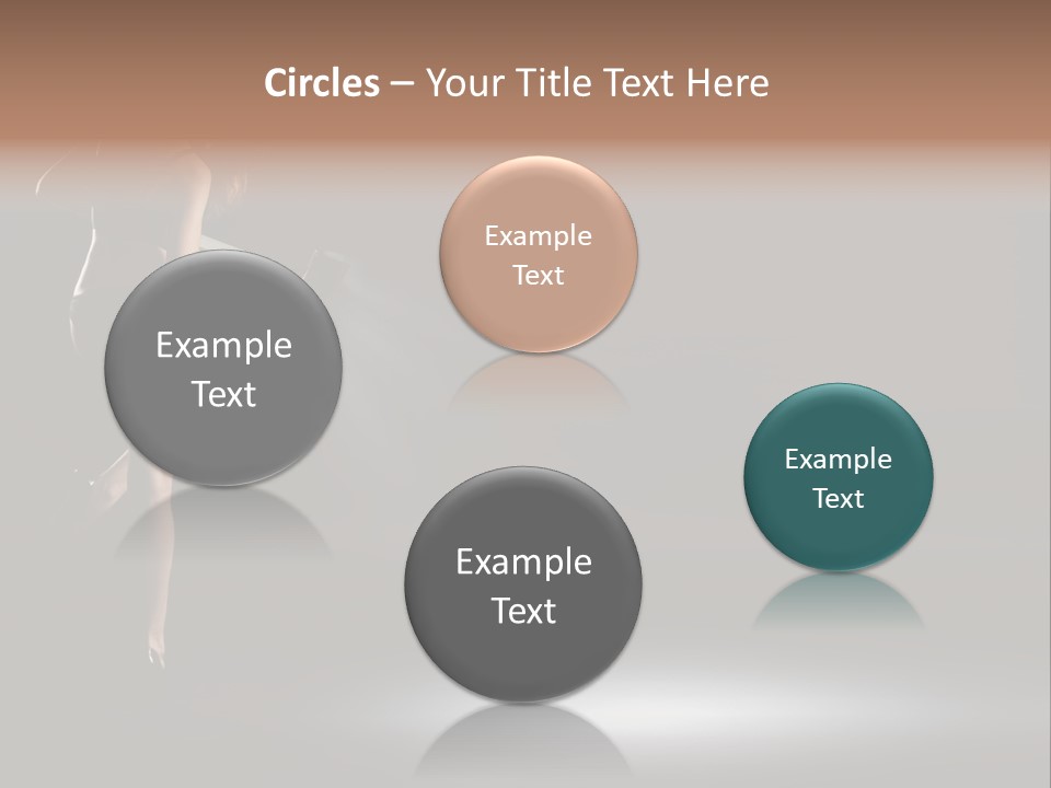 Sensual Female Lamp PowerPoint Template