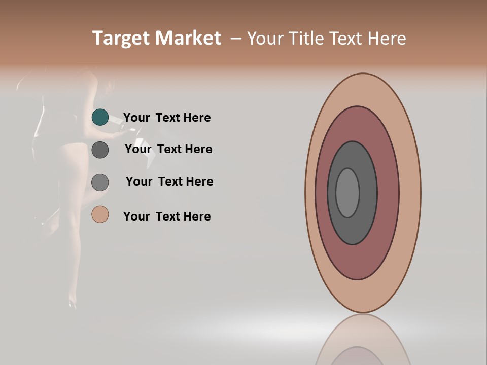 Sensual Female Lamp PowerPoint Template