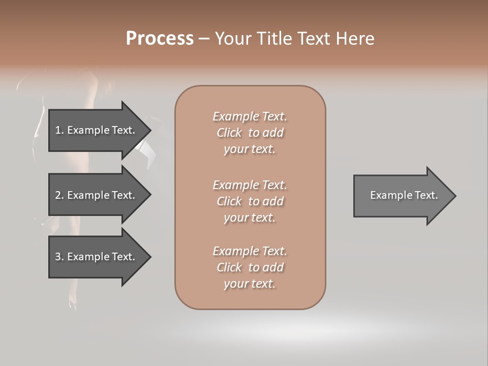 Sensual Female Lamp PowerPoint Template
