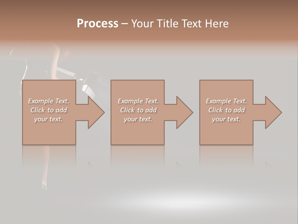 Sensual Female Lamp PowerPoint Template