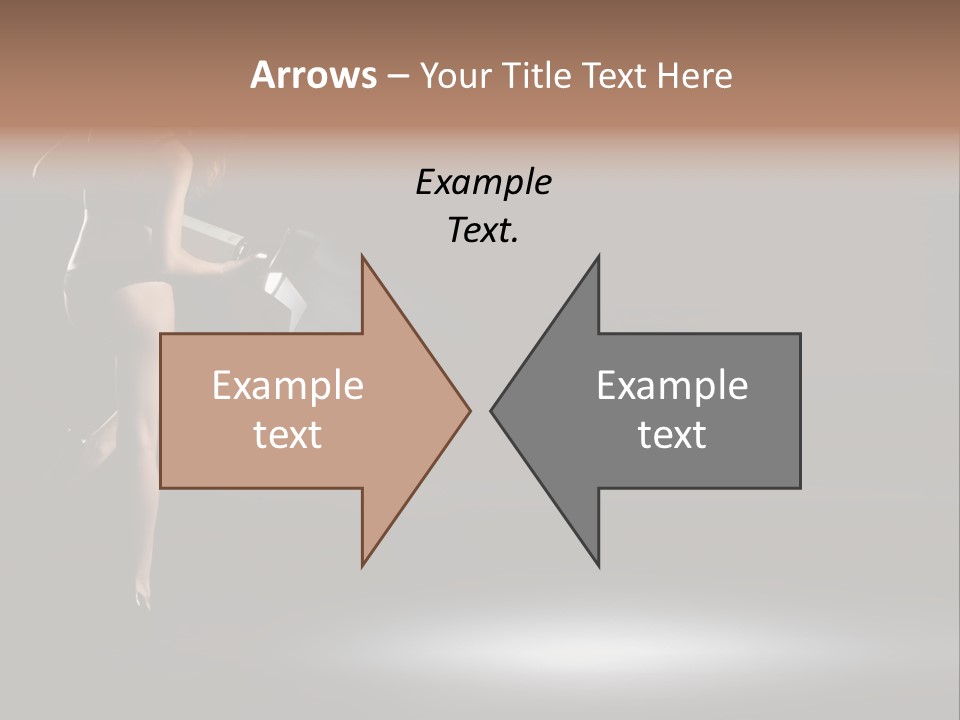 Sensual Female Lamp PowerPoint Template