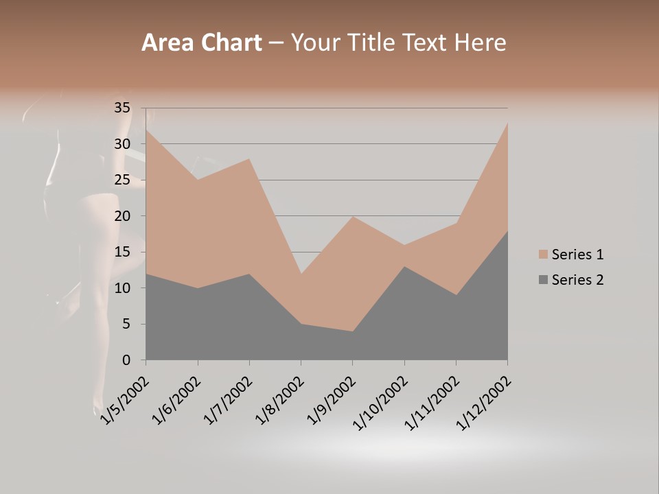 Sensual Female Lamp PowerPoint Template