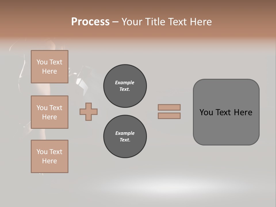 Sensual Female Lamp PowerPoint Template