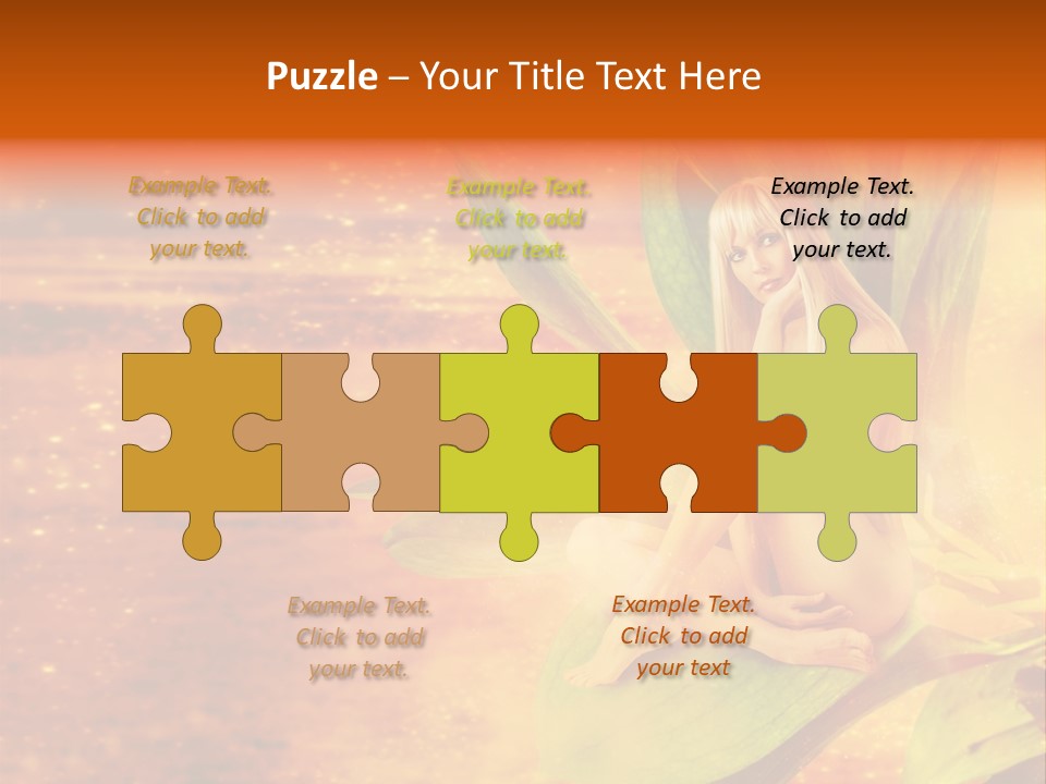 Beautiful Magical Fairy PowerPoint Template