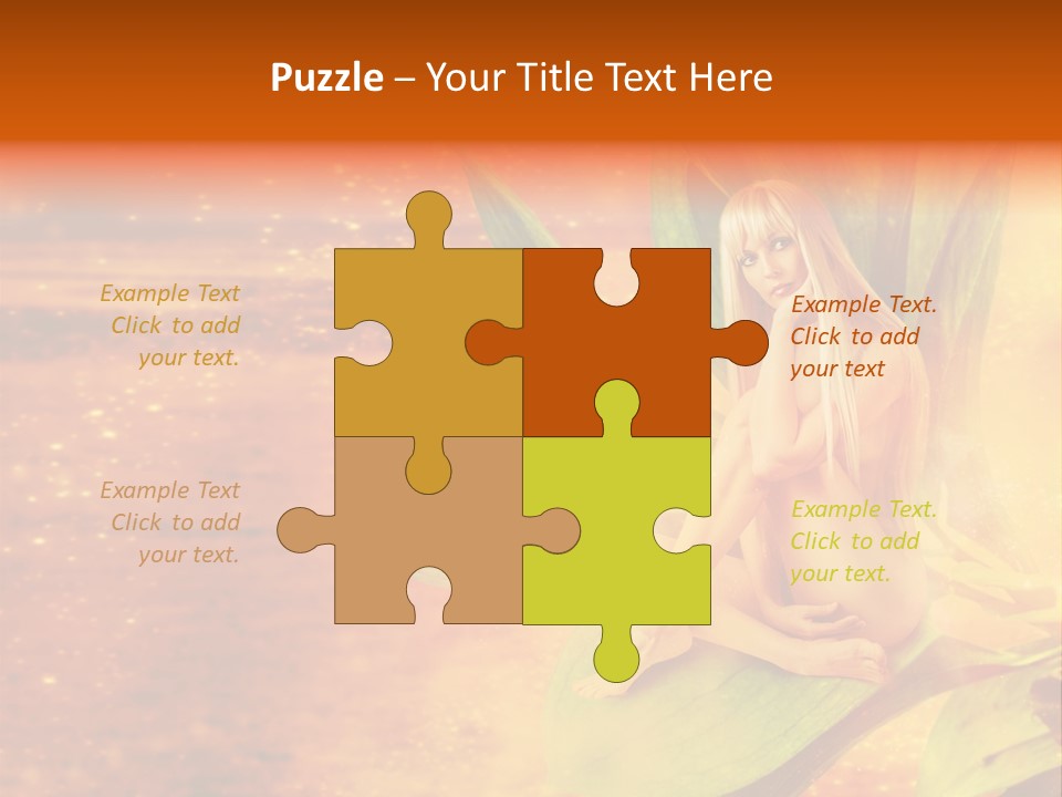 Beautiful Magical Fairy PowerPoint Template