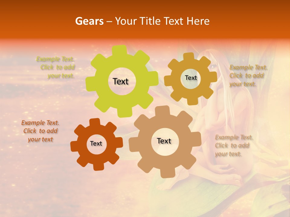 Beautiful Magical Fairy PowerPoint Template