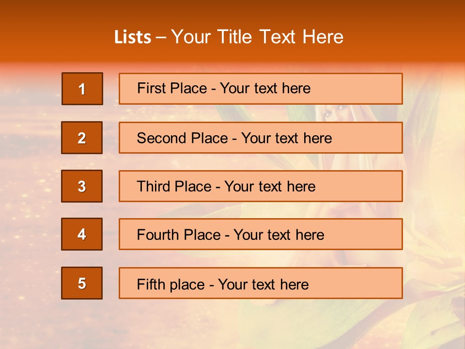 Beautiful Magical Fairy PowerPoint Template