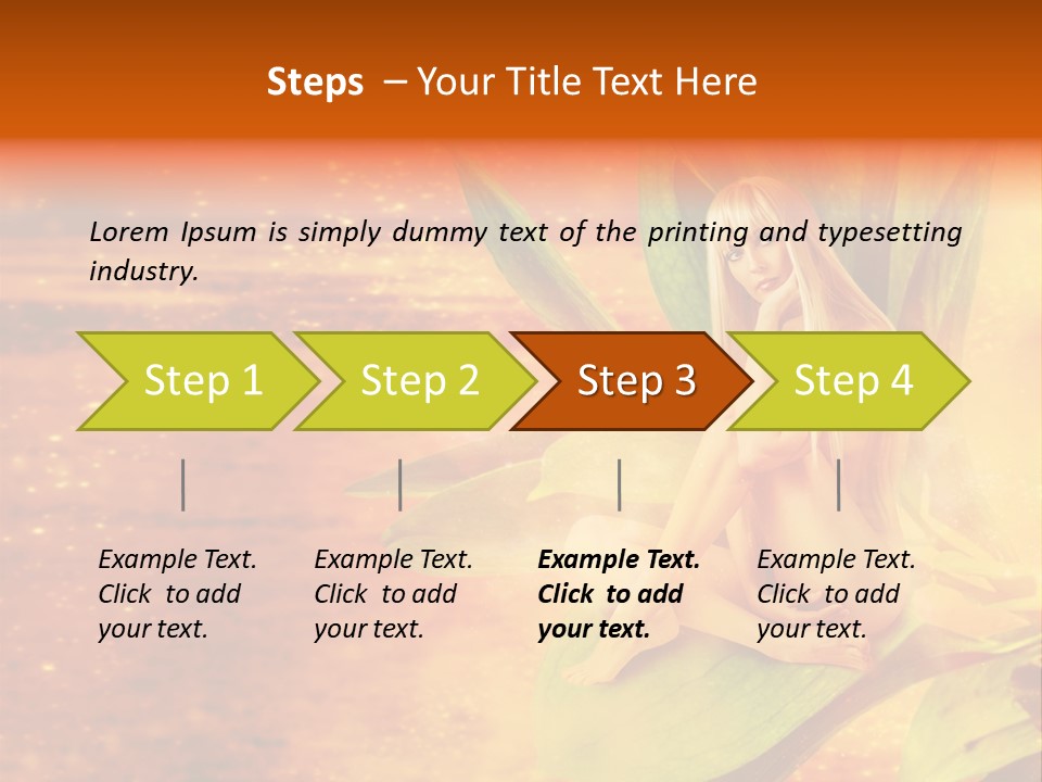 Beautiful Magical Fairy PowerPoint Template