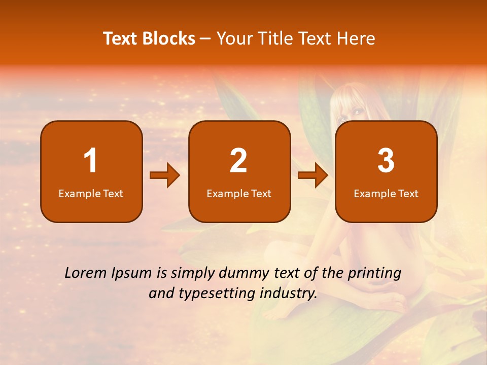 Beautiful Magical Fairy PowerPoint Template